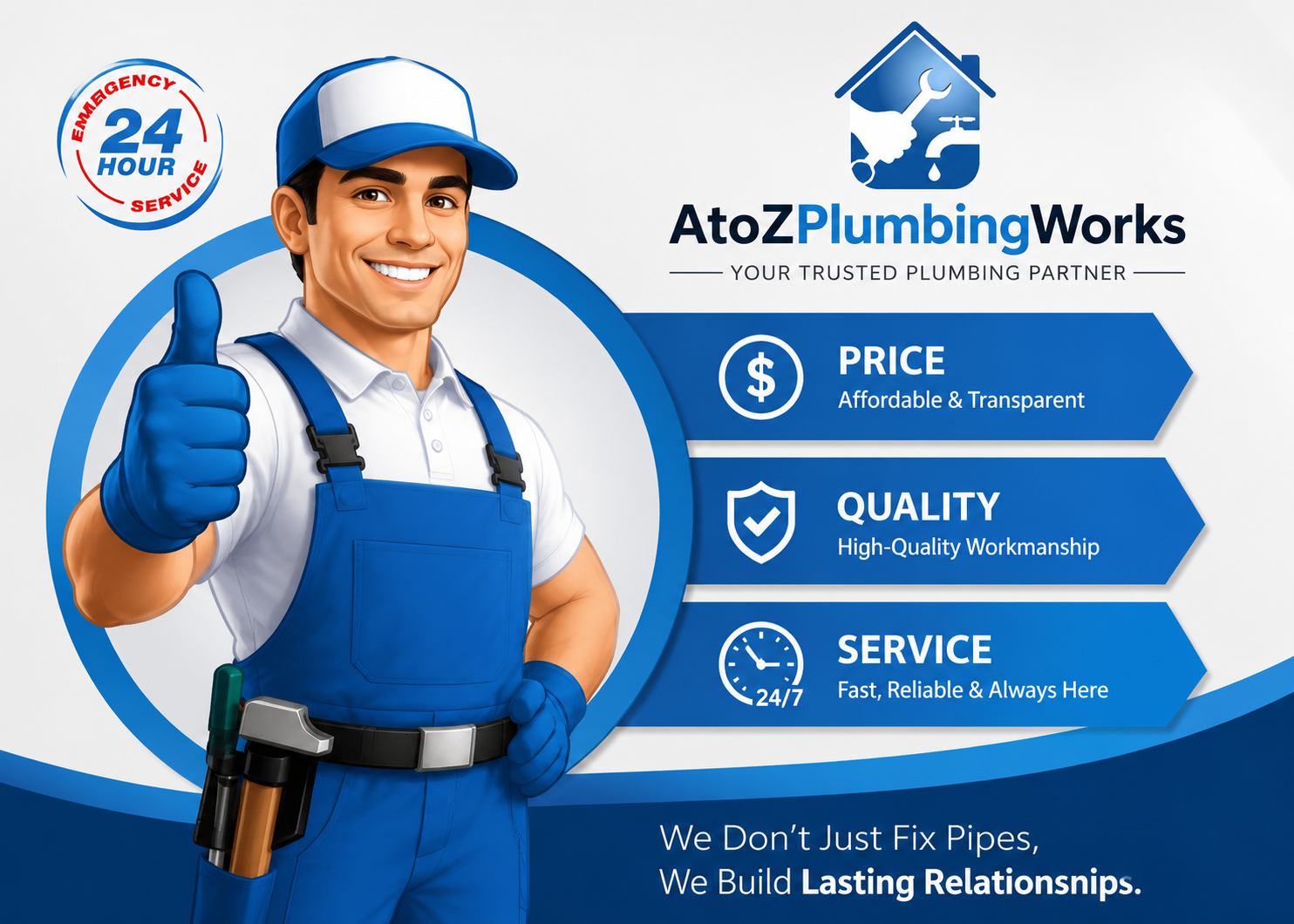 AtoZ Plumbing Works Operations Grid